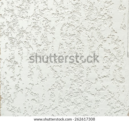 Decorative texture of the bark beetle is made of special putty
