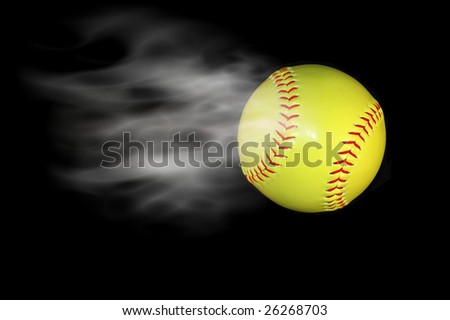 softball baseball with cloud added