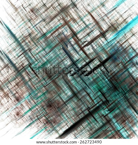 Abstract lines cool blue mosaic artwork background
