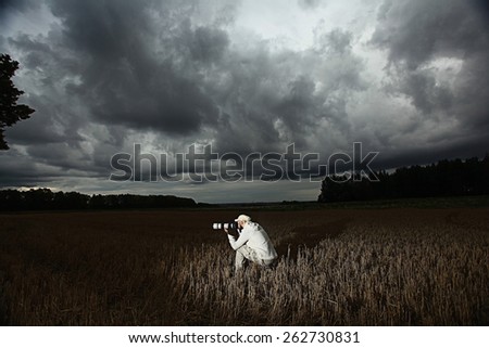 professional photographer gale storm clouds