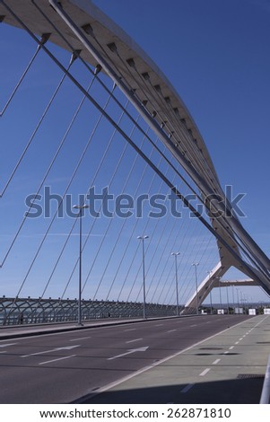 Tercer Milenio bridge, Zaragoza, Spain

