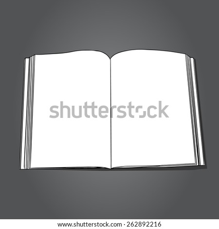 white Book vector 