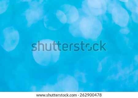 Blue bokeh background