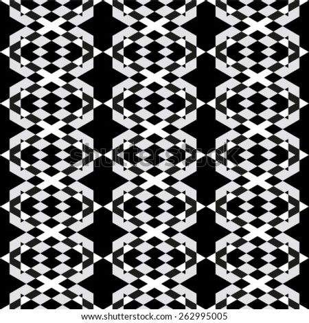 Vector pattern. Repeating geometric tiles