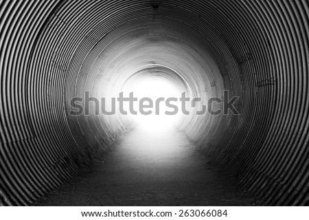 the light at the end in the tunnel.
