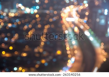 Blur image of Kuala Lumpur
