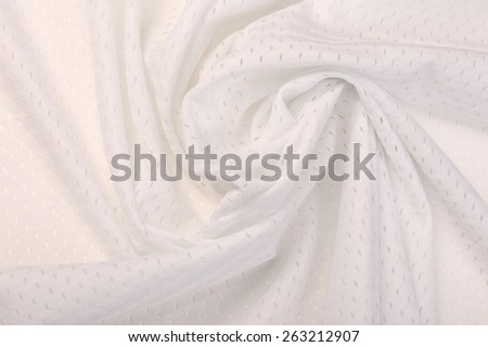macro texture of white cloth, studio