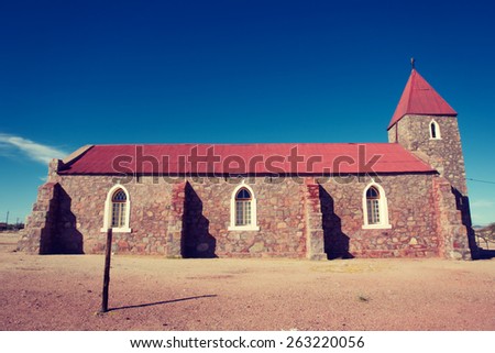 Old church. Shot in Warmbad, Namibia. 
