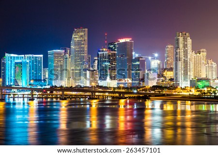Downtown Miami, Night city