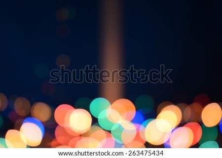 Festive background with defocused lights, Bokeh , Lighten, Line of light