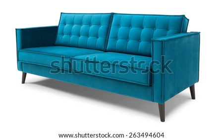 Scandinavian sofa Royalty-Free Stock Photo #263494604