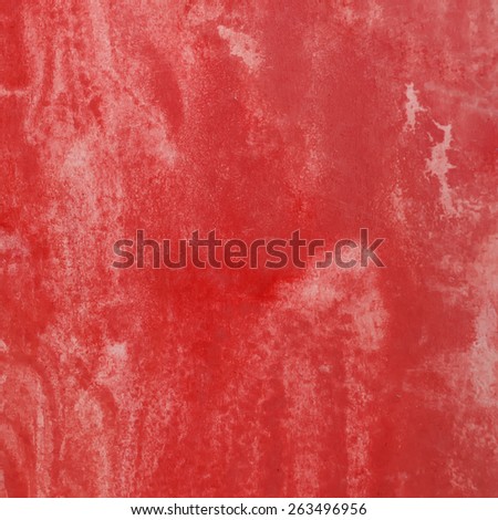 Abstract Red Watercolor Background
