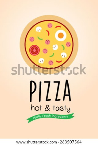 hot and tasty pizza wallpaper