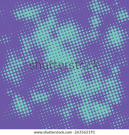 Abstract grunge background with splats and halftone effect