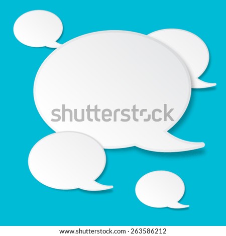 Speech Bubble Background. Vector format
