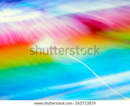Color abstract wave blur lights in motion