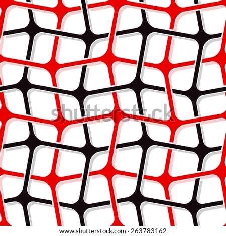 Modern stylish pattern of mesh. Repeating abstract background
