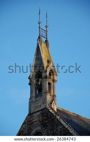 A bell tower of a church
