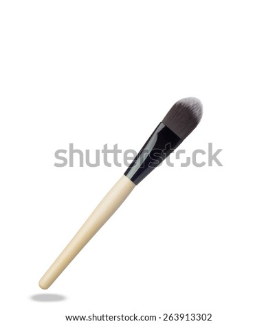 Make up brush isolated on white background