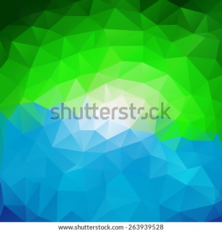 Colorful abstract geometric background with triangular polygons
