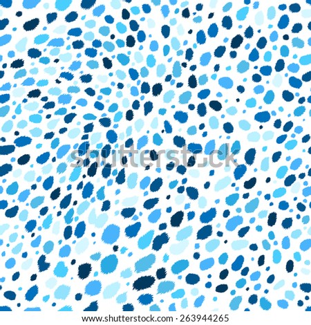 Seamless vector bright colors leopard pattern. Animal print. Can be used for fabrics, wallpapers, scrap-booking, ornamental template for design and decoration, etc
