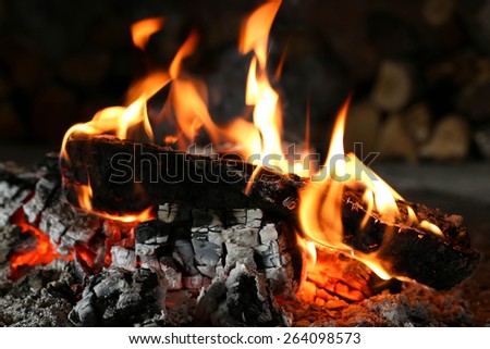 indoor fireplace