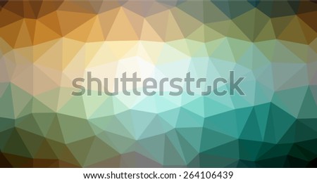 brown-green Polygonal Mosaic Background