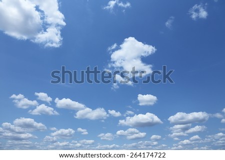 background of cloudy blue sky
