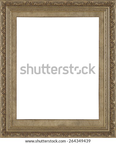 Picture frame isolated on white background