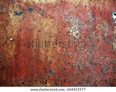 texture of rusty metal 