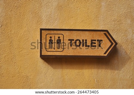 Toilet  Symbol and Texture 