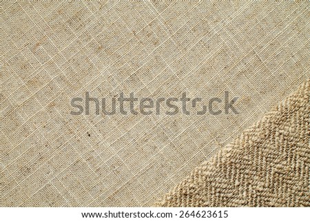  hemp cloth Royalty-Free Stock Photo #264623615