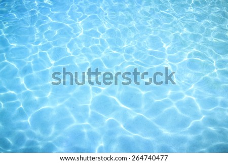 Sun light and clear sea water texture background