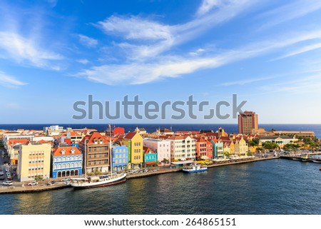 Downtown Willemstad, Curacao, Netherlands Antilles Royalty-Free Stock Photo #264865151