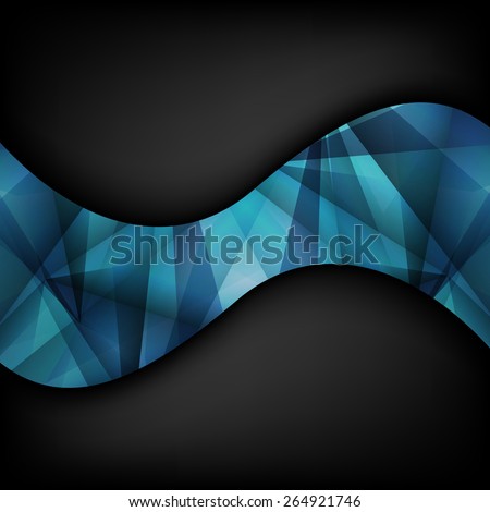 Abstract luxury background with wave. Vector. Clip-art