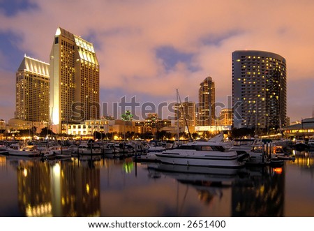 San Diego downtown marina