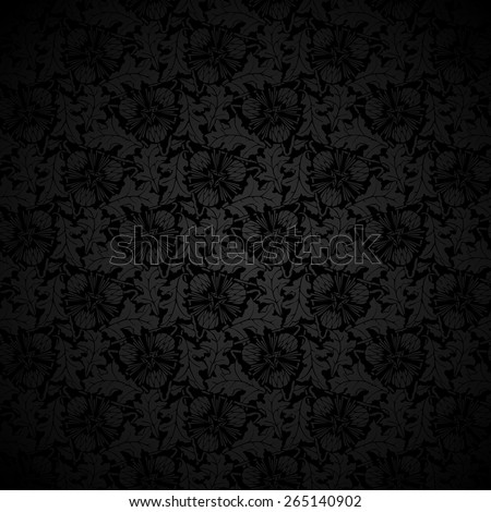 Vector Abstract Elegance Seamless pattern with floral background