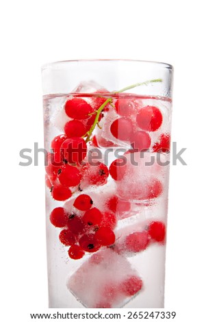 Red currant berry, useful for serving, summer