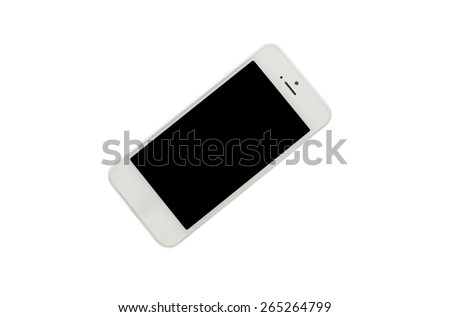 Mobile phone isolate on white background