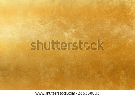 Yellow golden abstract   background , with   painted  grunge background texture for  design .