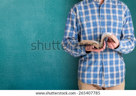 Book, Reading, Bible. Royalty-Free Stock Photo #265407785