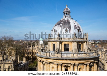 View of Oxford, England.