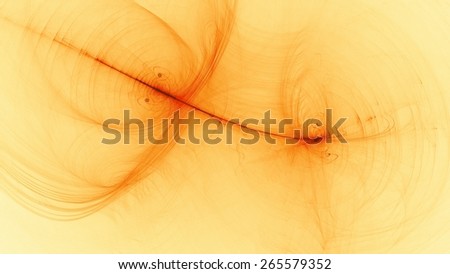 Abstract Orange Yellow White Background with Lines Curves Lights