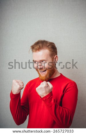 Lucky Young red bearded Man