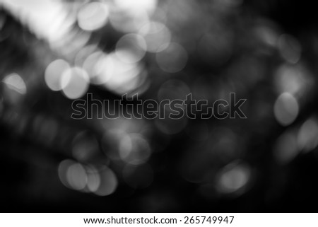 Vintage bokeh of nature background image is blurred and filtered.