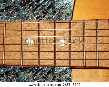 acoustic guitar, guitar on rock background