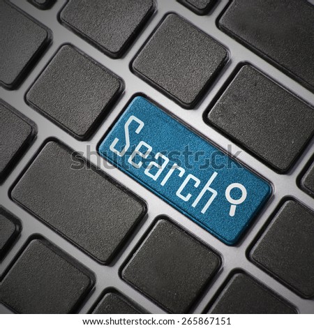 search enter button key on white keyboard
