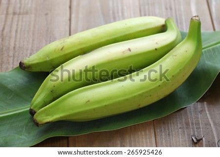 plantain banana Royalty-Free Stock Photo #265925426