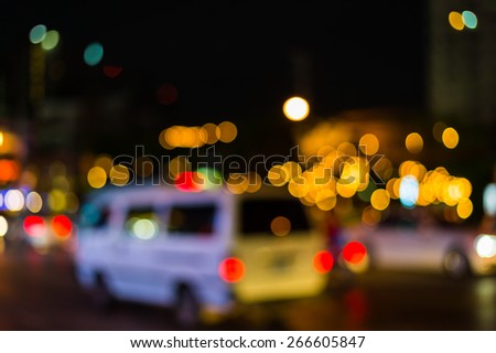 Bokeh traffic light background
