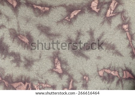 Abstract texture black and brown on fabric background